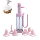 GobekUsa Cake Cream Decorating Gun Set with Nozzles - Kitchen Baking Tools