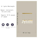 GobekUsa LED Art Acrylic Pendant Light for Modern Luxury Staircase Chandelier