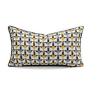 GobekUsa Geometric Elephant Chenille Cushion Cover, Soft Fringed Pillow Case, Home Decoration