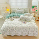 GobekUsa Cozy Cotton Bedding Set for Double Bed, Autumn Winter Duvet Cover Kit