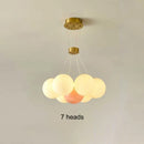 GobekUsa LED Lunar Ball Chandeliers for Living Bedroom Home Decor Lighting