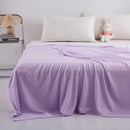 GobekUsa Bamboo Fiber Summer Quilt - Lightweight & Breathable Diamond Grid Blanket