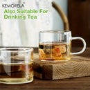 GobekUsa 6PCS Glass Espresso Cups - 120ML 4OZ