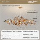 GobekUsa Gingko Leaf Chandelier: Modern Luxury Art Decor for Home, Restaurant & Bar
