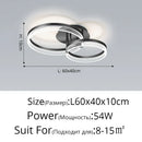 GobekUsa Acrylic Circle Chandelier Pendant Lights - Modern Indoor Lighting Decor for Living Room