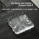 GobekUsa Crystal Glass Coaster, Minimalist Jewelry Display Panel, Japanese Tea Plate