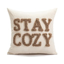 GobekUsa Cartoon Christmas Pillow Covers: Festive Decor for Sofa - Embroidered Design