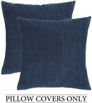 GobekUsa Corduroy Pillow Cover: Striped Cushion for Sofa Bed - Nordic Home Decor