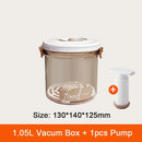 GobekUsa Fresh-Keeping Vacuum Canister: Large Capacity Food Organizer.
