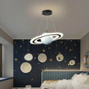 GobekUsa Acrylic Planet LED Chandelier Earth Ball Decor Star Pendant Light