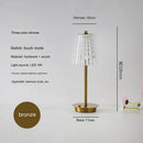 GobekUsa Diamond Touch Desk Lamp, Modern Metal, Bedside Atmosphere, Creative & Romantic