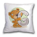 GobekUsa Cute Cartoon Bear Animal Pillow Case Cushion Cover for Sofa, Children Room Decor
