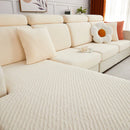 GobekUsa Jacquard L Sofa Seat Cover Protector: Stretchable, Washable, Thick Slipcovers