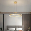 GobekUsa Acrylic Living Room Chandelier Pendant Light Fixture_LED Hanging Lamp