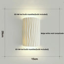 GobekUsa Double LED Wall Lamp Sconce Modern Resin Bathroom Mirror Light
