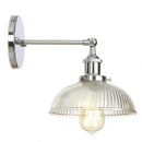 GobekUsa Clear Glass LED Wall Sconce | Industrial Rural Stair Light Fixtures