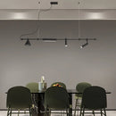 GobekUsa Black Nordic Designer Chandelier for Dining Room & Kitchen, Minimalist Home Decor Lighting