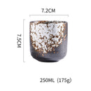 GobekUsa Coarse Ceramic Tea Cup Set - 250ml Originality Coffee Mug