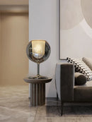 GobekUsa Gold Chrome Glass Table Decor Lamp for Luxury Living Room, Villa, Store, Cafe