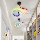 GobekUsa Contemporary Acrylic Wall Lamps in White/Black Iron for Home Decor