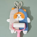 GobekUsa Cartoon Dog Coral Velvet Hand Towels: Soft, Absorbent, Perfect for Kids and Home