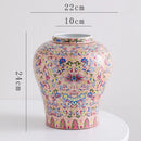 GobekUsa Blue White Porcelain Flower Vase: Elegant Ceramic Home Decor & Storage Solution
