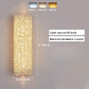 GobekUsa Crystal Beads Wall Lamp LED Light Fixture for Home Decor & Living Room