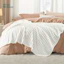 GobekUsa Fuzzy Super Soft Flannel Throw Blanket - Luxe Plush Blanket for Sofa, Bed