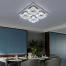 GobekUsa Crystal LED Ceiling Chandelier: Elegant 3-Side Nordic Indoor Light for Living Room