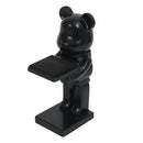 GobekUsa Cartoon Bear Watch Stand & Jewelry Storage Rack - Trendy Resin Ornaments & Celebration Gifts