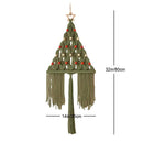 GobekUsa Boho Christmas Tree Wall Tapestry