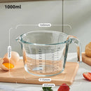 GobekUsa Borosilicate Glass Measuring Cup Jug, Large Capacity for Baking, Cooking, Kitchen