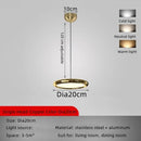 GobekUsa Circular Dining Pendant Chandelier LED Light for Kitchen, Living Room & Bedroom