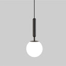 GobekUsa Glass Ball Pendant Lamp LED Hanging Light for Minimalist Living Room