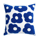 GobekUsa Embroidered Daisy Dandelion Cushion Cover 45x45cm for Sofa Bed Chair Living Room