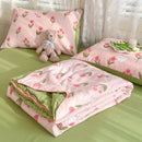 GobekUsa Cartoon Summer Blanket, Pure Cotton Soybean Fiber, Student Single Double Bed