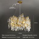 GobekUsa Crystal Chandelier: Modern Luxury Long Light for Kitchen, Dining, Living, and Bedroom