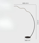 GobekUsa Black LED Dimming Floor Lamp for Bedroom and Living Room