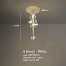 GobekUsa LED Bubble Chandelier Clear Glass Ball Pendant Lamp for Dining Room & Bar
