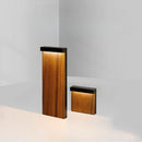 GobekUsa LED Wood Grain Lawn Light - Waterproof Stainless Steel Street Lamp