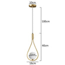 GobekUsa Glass Ball Brass Wall Lamp LED Bedroom Living Room Lighting