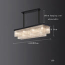 GobekUsa Crystal LED Chandelier: Minimalist Luxury Lighting for Dinning Table