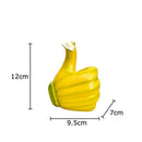 GobekUsa Banana Fist Thumbs-up Resin Statue Desk Ornament for Room Decor