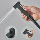GobekUsa Black Brass Bidet Faucet: Single Cold Water Tap, Handheld Sprayer Gun, Hygienic Shower Cleaner
