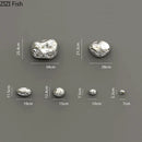 GobekUsa 3D Gold Stone Wall Hanging Ornaments for Stylish Room Decor