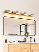 GobekUsa Japanese Retro Stone Wall Mirror Light for Bathroom and Dressing Table
