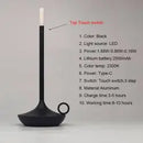 GobekUsa LED Bar Table Lamp: Rechargeable Desk Light for Home, Office, Study, Bedroom