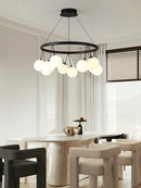 GobekUsa Glass Art Chandelier for Living Room, Children's Room, Bedroom, Dining Room