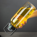 GobekUsa Glass Cup with Handle | Double Drinking, Portable Tea Water Separation Mug