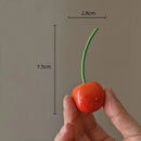 GobekUsa Fruit Sculpture Tea Caddy Home Decor Ornament Strawberries Persimmon Decoration